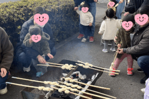 焼き芋＆竹巻パン