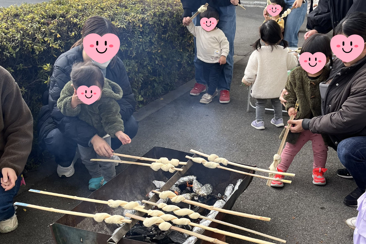 焼き芋＆竹巻パン